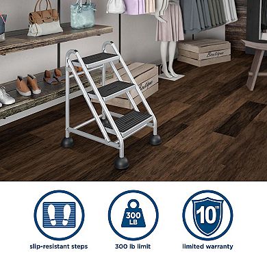 Cosco 3-Step Rolling Step Ladder