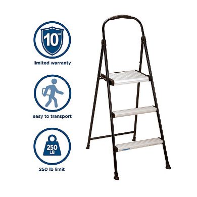 Cosco 3-Step Folding Step Stool 