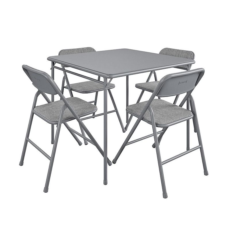 80705810 Cosco Premium Folding Table & Chair Dining 5-piece sku 80705810