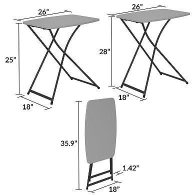 Cosco Personal Folding Activity Tables 2-pack Set
