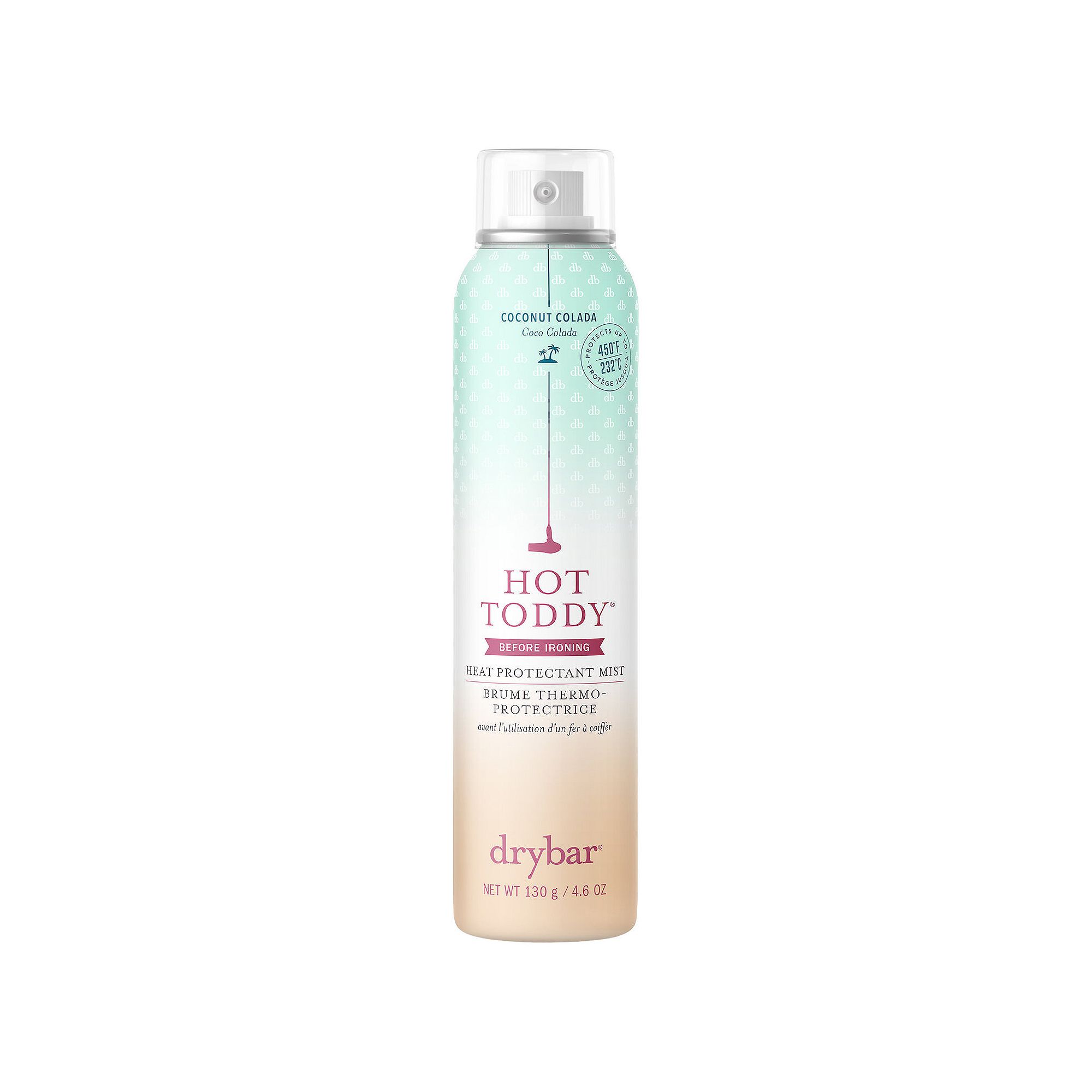 Drybar Hot Toddy Heat Protectant Mist, Size: 4.6 FL Oz, White Colada