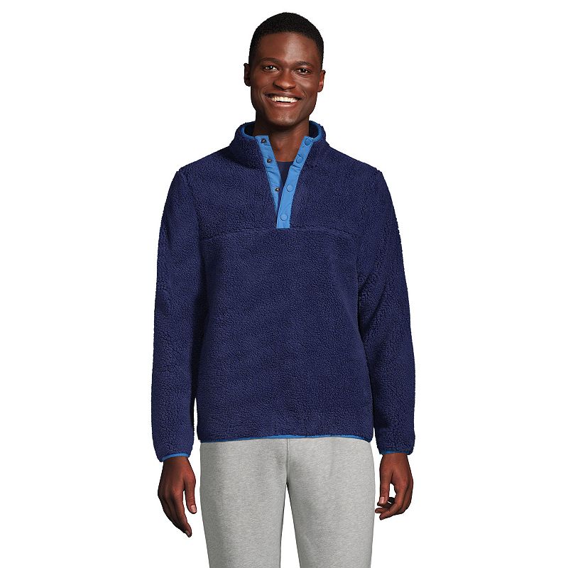 Men's Smith's Workwear Sherpa-Lined Sweater Fleece Jacket