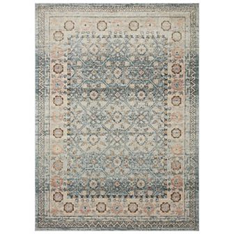 Loloi Jocelyn Sky Multi Accent or Area Rug