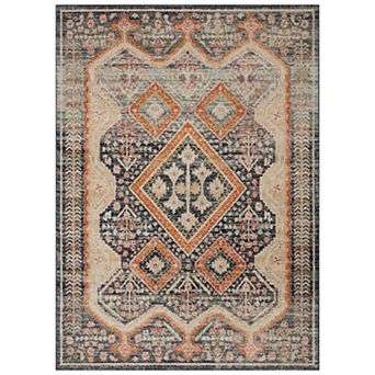Loloi Jocelyn Navy Multi Accent or Area Rug