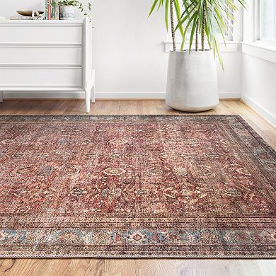 Loloi Nadia Brick Blue Rug