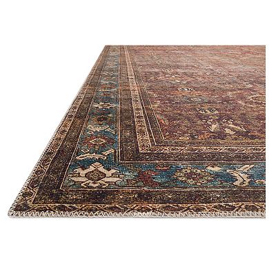 Loloi Nadia Brick Blue Rug