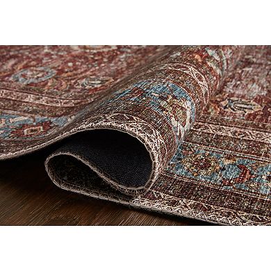 Loloi Nadia Brick Blue Rug