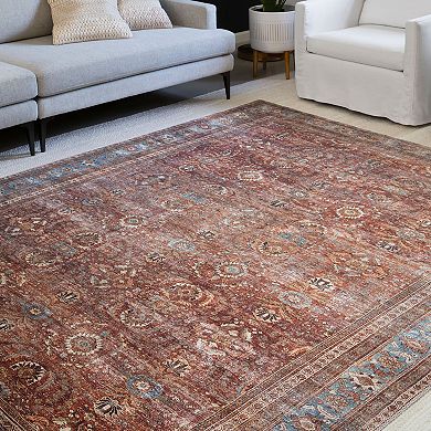 Loloi Nadia Brick Blue Rug