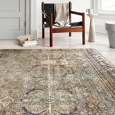 Loloi II Nadia Olive Charcoal Rug