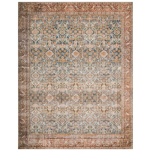 Loloi II Layla Ocean Rust Accent or Area Rug