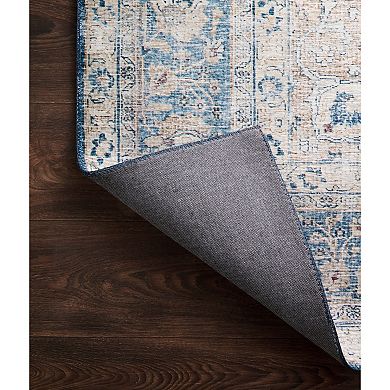 Loloi Nadia Blue Tangerine Rug