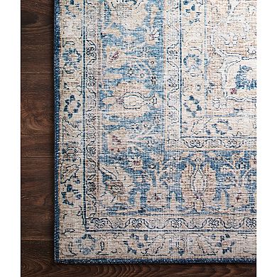Loloi Nadia Blue Tangerine Rug