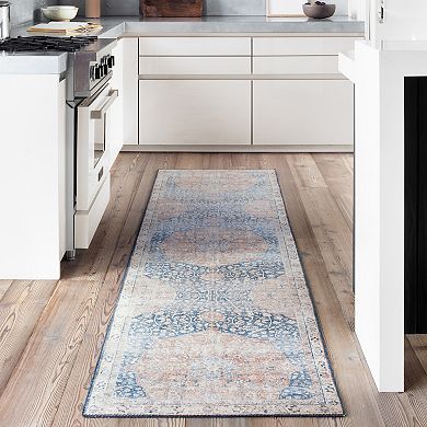 Loloi Nadia Blue Tangerine Rug