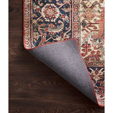 Loloi Nadia Red Navy Rug