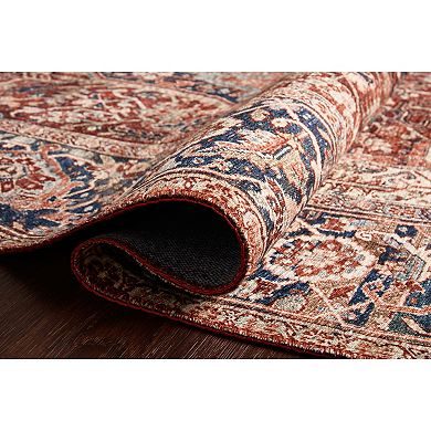 Loloi Nadia Red Navy Rug