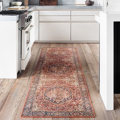 Loloi Nadia Red Navy Rug