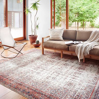Loloi Nadia Ivory Brick Rug