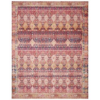 Loloi Layla Magenta Multi Accent or Area Rug