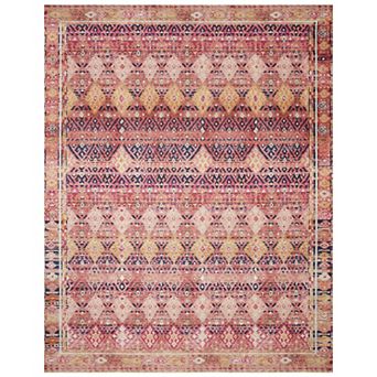 Loloi Layla Magenta Multi Accent or Area Rug