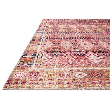 Loloi II Nadia Magenta Multi Rug