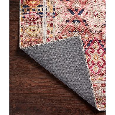 Loloi Nadia Magenta Multi Rug