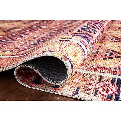 Loloi Nadia Magenta Multi Rug