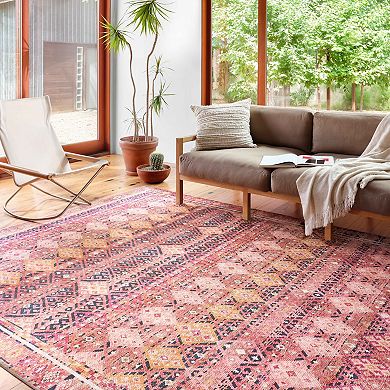 Loloi Nadia Magenta Multi Rug