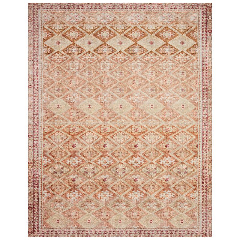 Loloi II Layla LAY-16 Printed Natural / Spice Area rug 