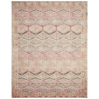 Loloi Layla Pink Lagoon Accent or Area Rug