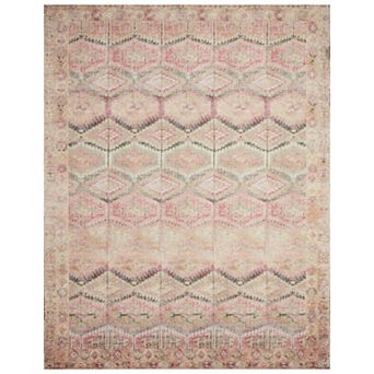 Loloi Layla Pink Lagoon Accent or Area Rug