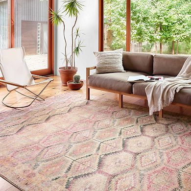 Loloi Nadia Pink Lagoon Rug