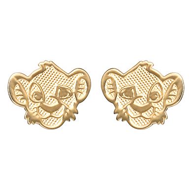 Disney's The Lion King 14k Gold Simba Stud Earrings