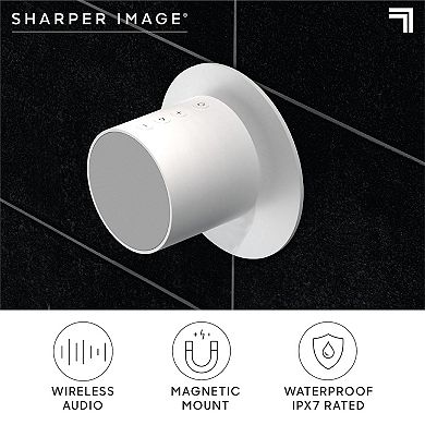 Sharper Image SpaStudio Waterproof Bluetooth Speaker