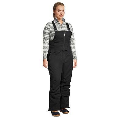 Plus Size Lands' End Expedition Primaloft Snow Bibs