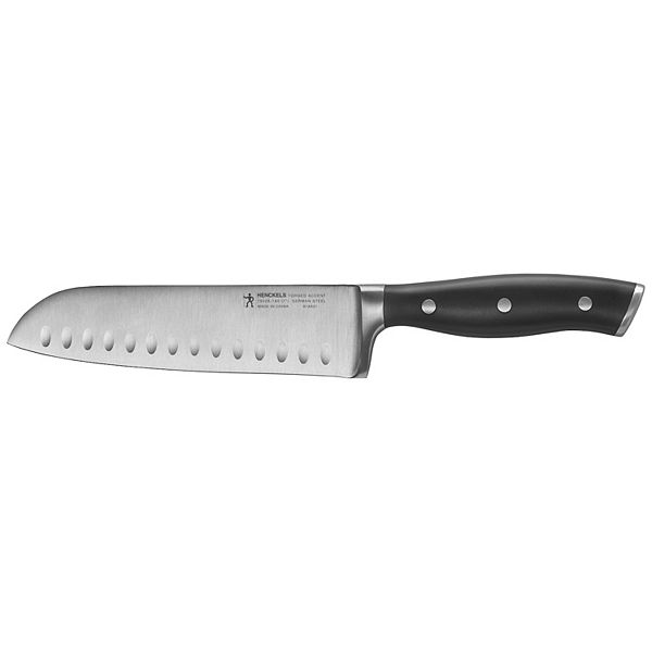 J.A. Henckels International Accent 7in HollowEdge Santoku Knife