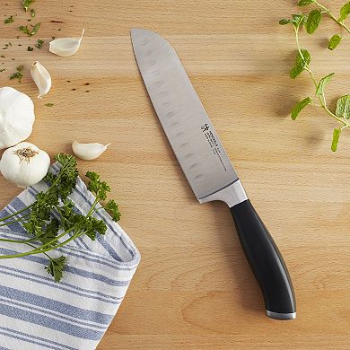 Henckels Elan 7-in. Hollow-Edge Santoku Knife