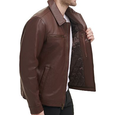 Men's Dockers Faux Leather Two Pocket Jacket