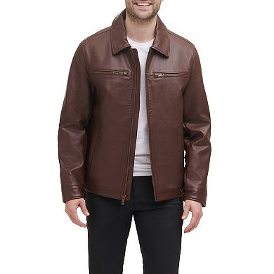 Men's Dockers Faux Leather Two Pocket Jacket