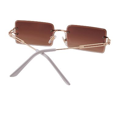 Women's dime. Mikayla Jane Captivate Rectangle Sunglasses