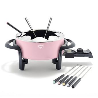 GreenLife 14 cup PFAS-Free Ceramic Nonstick Electric Fondue Pot Set