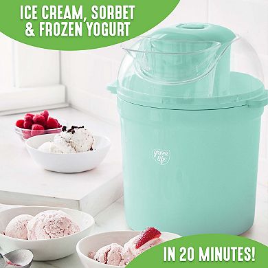 GreenLife 1.5-qt. Electric Ice Cream, Frozen Yogurt & Sorbet Maker with Mixing Paddle