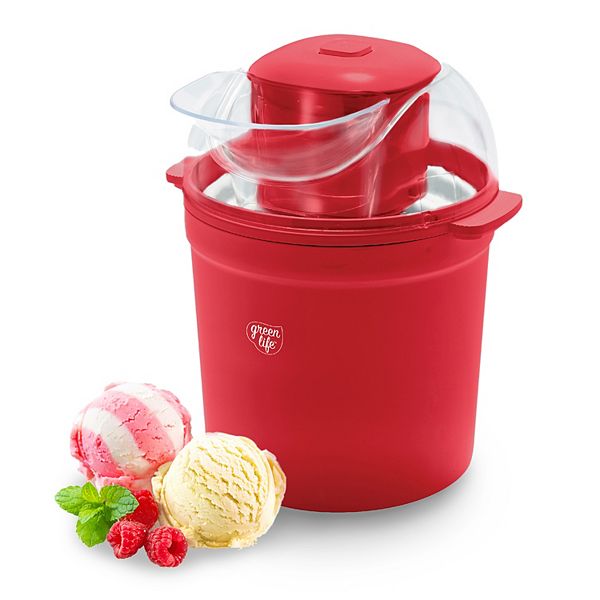 GreenLife 1.5qt. Electric Ice Cream, Frozen Yogurt & Sorbet Maker with