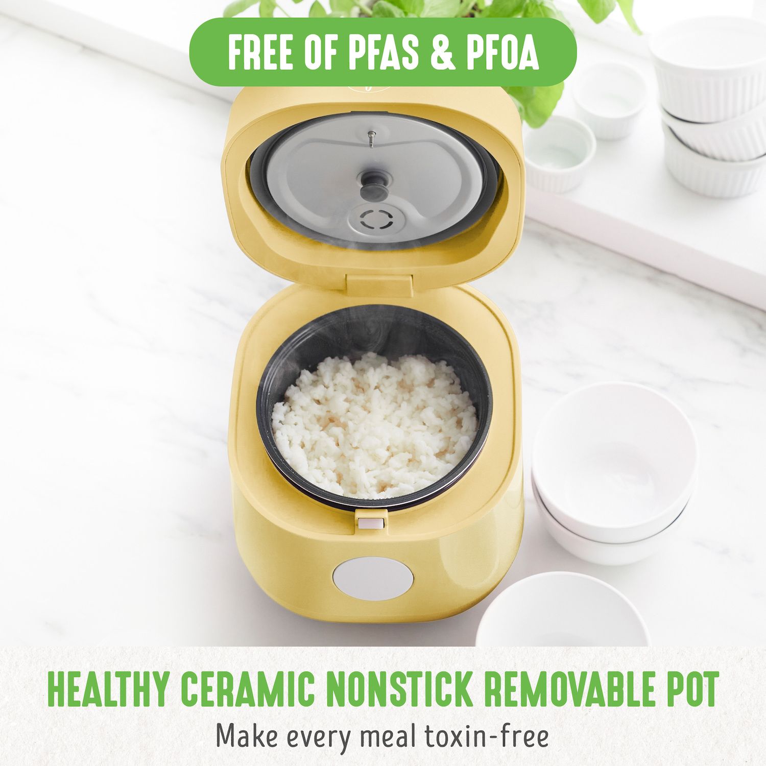 GreenLife Rice & Grains Cooker - Thumbnail 5