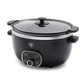 GreenLife Cook Duo Programmable 6-qt PFAS-Free Ceramic Nonstick Slow Cooker