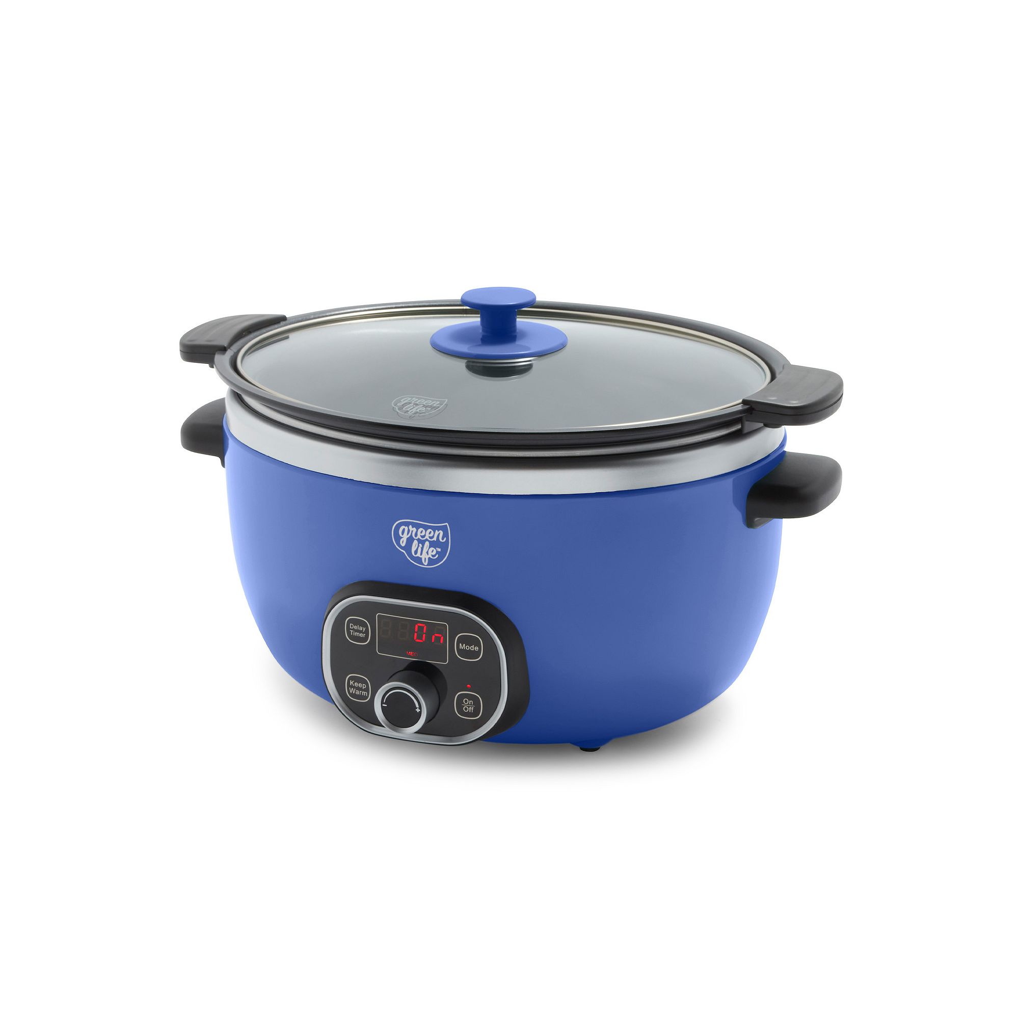GreenLife Cook Duo Programmable 6-qt. PFAS-Free Ceramic Nonstick Slow Cooke
