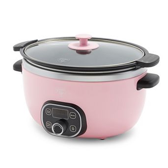 GreenLife Cook Duo Programmable 6-qt PFAS-Free Ceramic Nonstick Slow Cooker