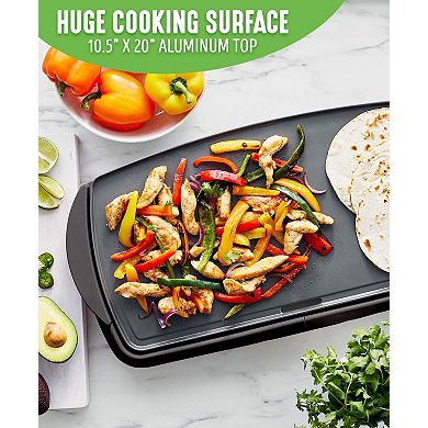 GreenLife 20" PFAS-Free Nonstick Ceramic Electric Griddle