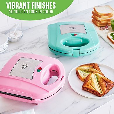 GreenLife PFAS-Free Nonstick Ceramic Waffle Sandwich Maker, Toaster, & Panini Press