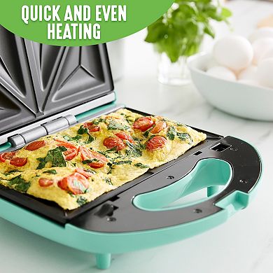 GreenLife PFAS-Free Nonstick Ceramic Waffle Sandwich Maker, Toaster, & Panini Press