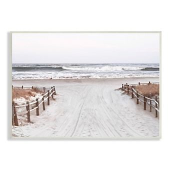 Stupell Home Decor Beach Waves Plaque Wall Art